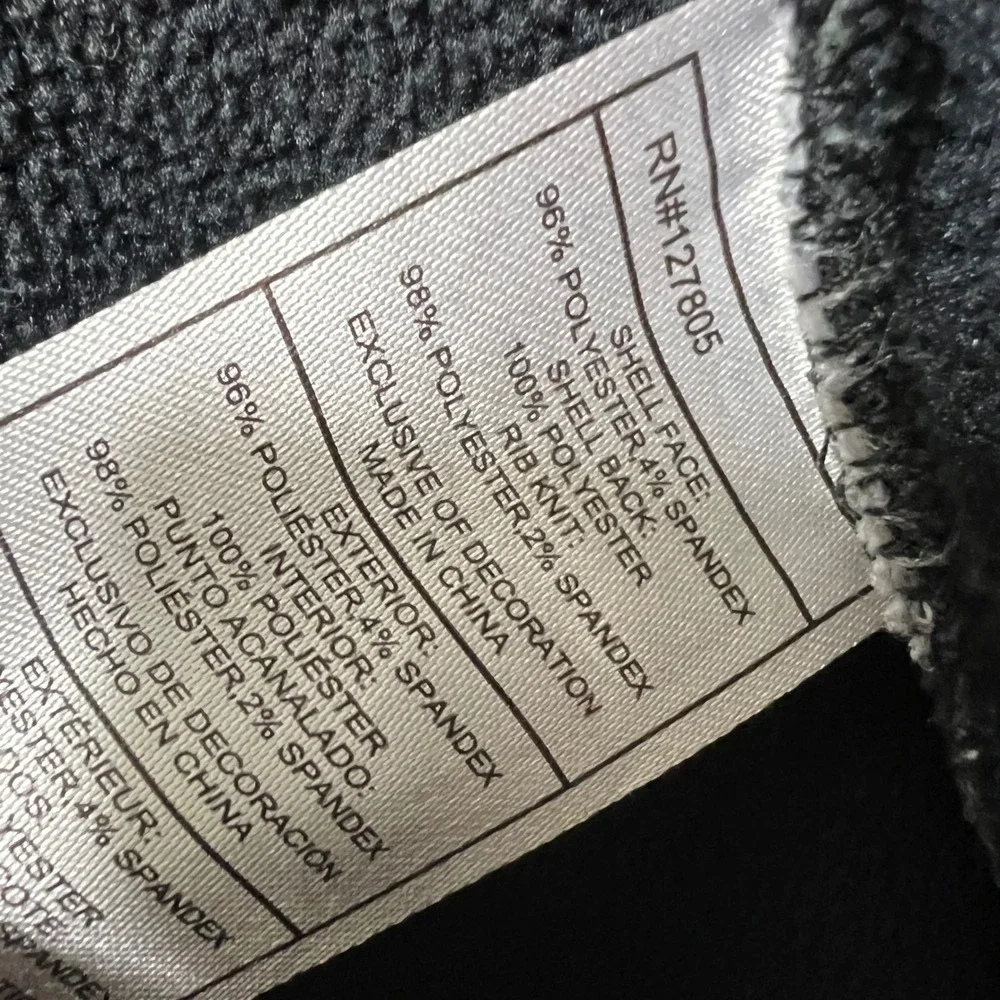 Reebok Men's XL Gray Softshell Fleece Lined‎ Hooded Zip Jacket Activewear